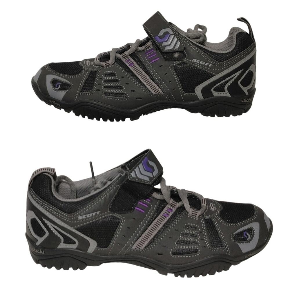 Scott Trail Mountain Bike Cycling Black Performance Outdoor Shoes Womens US 8